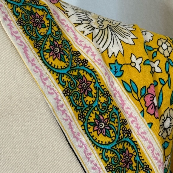 ANTHROPOLOGIE Floral Cocoon Kimono OS One Size Top Resort Casual Beach Vacation - Picture 10 of 11